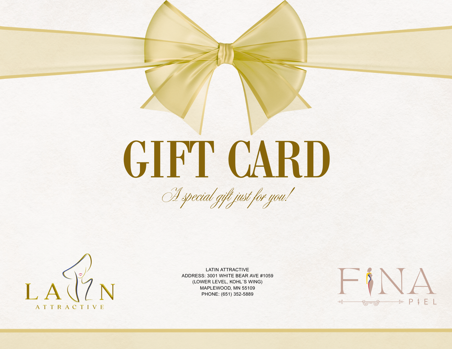 Latin Attractive Digital Gift Card