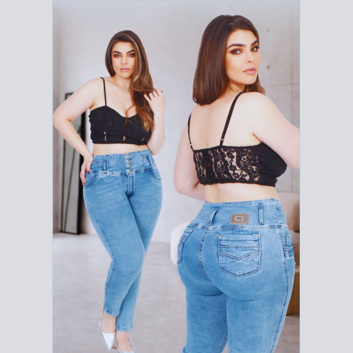 CJ-PSJ-31032 Colombian Jeans - Jeans Colombianos Plus Size Jeans Ref:36B