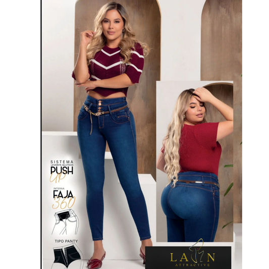 Butt‑Lift Jeans / Jeans Levanta Cola Ref 25141