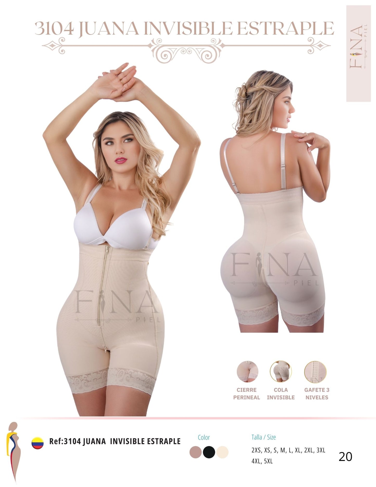 3104 JUANA  INVISIBLE ESTRAPLE