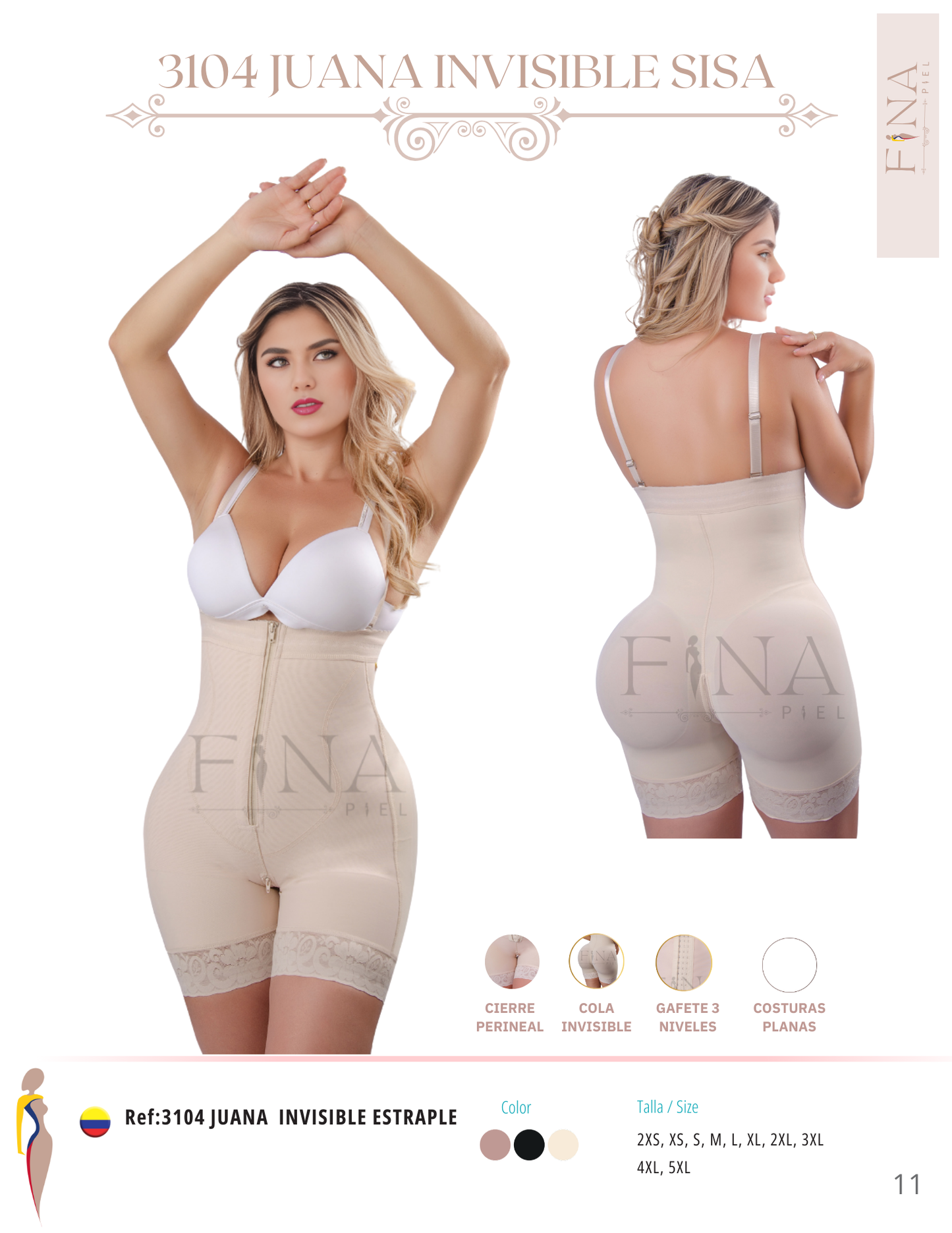 3104 JUANA  INVISIBLE ESTRAPLE