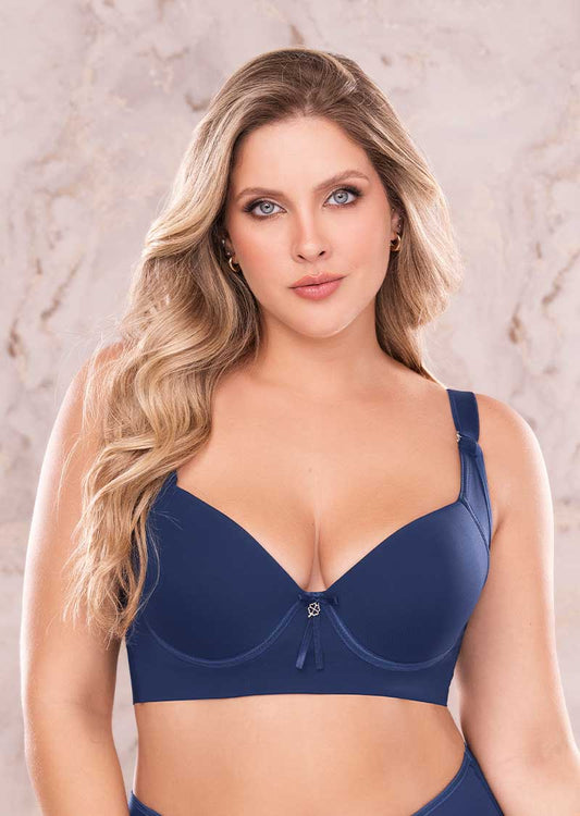 653: Support Bra (Azul Mar)