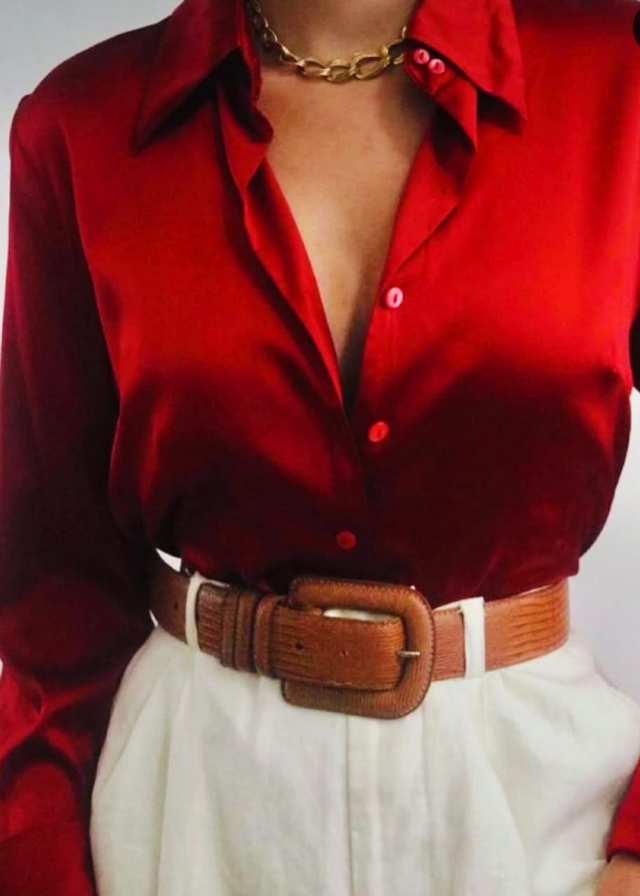 Elegant Satin Blouse