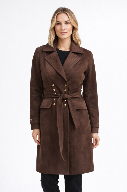 Suede Overcoat / Gaban tela gamuza