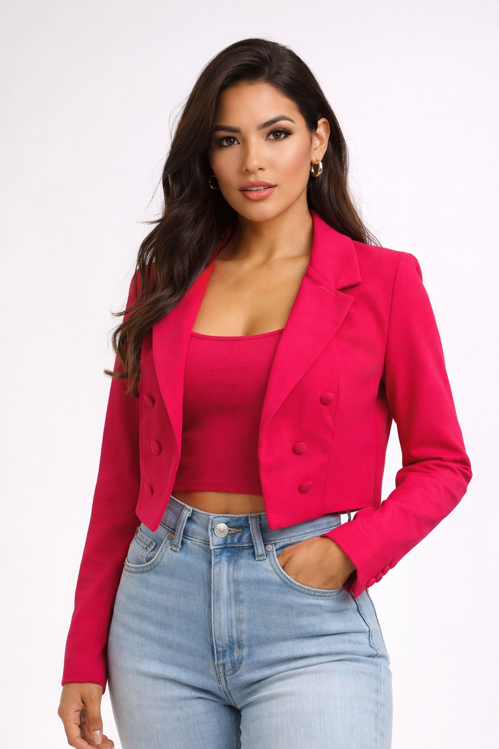 Cropped blazer